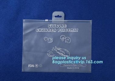 Biodegradable Customised printing Clear PVC Cosmetic Standup Zip lockk Pouch,Toiletries Cosmetic Pvc Pouch With Marble Dig