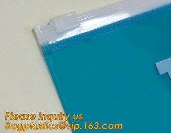 Biodegradable Top quality B4 A4 B5 A5 A6 transparent zipper file bag pvc zipper document bag,file bag with zipper docume