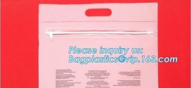 B6 A5 B5 A4 transparent zipper closure document file folder bags file bag,Promotional Portable Custom Zipper Clear Pvc W