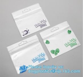 Top grade zip lock clear PVC anti-oxidation Jewelry bag/ jewelry packaging PVC oxidation resistance plastic bag with zip