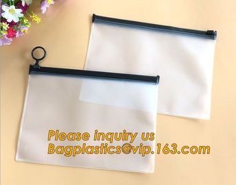 Best price PVC Document Wallet Clear Document Bag With Zipper,Clear Plastic PVC Zip Lock Document Bag A4 PP file bag wit