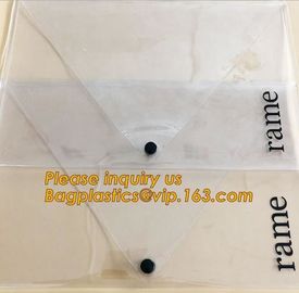 PVC A4 File Folder Document Filing Bag Stationery Bag,Good Quality Custom Cute PVC Documents Filing Bag bagplastics pac