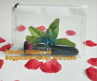 clear pvc zipper toiletry bag travel document stationery bag,office supplies PVC tarpaulin mesh document bag with waterp