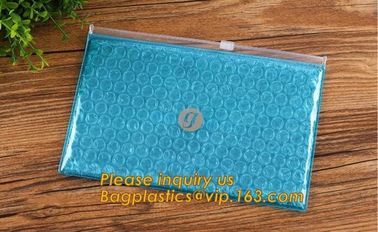 Bubble Zip lockk bag/bubble slider bag/bubble zipper bag customize color size printing,Bubble Padded Bag EPE/PO Film Bag E