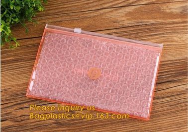 Bubble Zip lockk bag/bubble slider bag/bubble zipper bag customize color size printing,Bubble Padded Bag EPE/PO Film Bag E