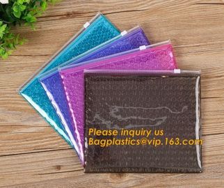 Mini small pouches Zip lockk bags with slider zip plastic bags zipper bubble mailers with laser film/custom design bagease