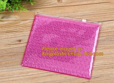 Mini small pouches Zip lockk bags with slider zip plastic bags zipper bubble mailers with laser film/custom design bagease