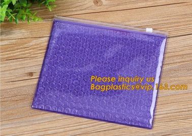Mini small pouches Zip lockk bags with slider zip plastic bags zipper bubble mailers with laser film/custom design bagease