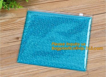 Mini small pouches Zip lockk bags with slider zip plastic bags zipper bubble mailers with laser film/custom design bagease