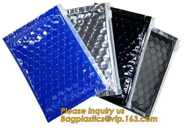 Slider Padded Bags/Colorful Zip lockk Bubble Bags,Zipper Bubble Bag Postage Packaging Anti-static Packaging Heat Insulatio