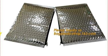 air mail metallic holographi rose gold bubble padded mailer / Zip lockk bubble bag/ slider bubble bag,Holographic Factory