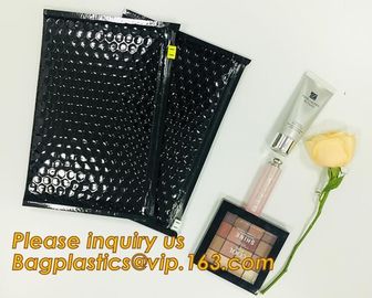 Custom Bubble Zip lockk Packaging Bag Slider Padded Bag,Anti Shock Plastic PE Material Mailer Zip Lock Padded Bag /Slider