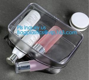 Good Design Fashion Zippered PVC Makeup Bag, holographic makeup bag pvc cosmetic bag, portable funny travel makeup pouch