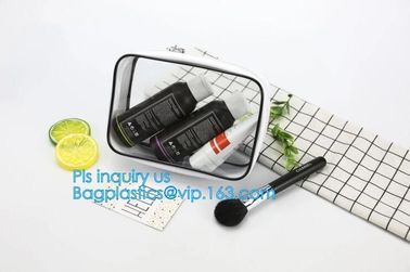 Cosmetic Bag Make up Organizer Bag Waterproof PVC Makeup Bag, travel clear pvc makeup bag cosmetic bag, vacation beach p