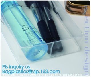 Travel Portable PVC Transparent Waterproof Cosmetic Bag Women Makeup Toiletry Bags, PVC Cosmetic Pouch, PVC Makeup Bag,