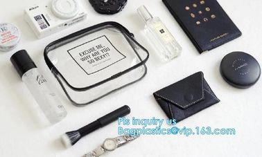 pvc easy take away travel use toothbrush bag, Drawstring Poly Travel Stationery Set Bedsheet Packing Pvc Bag, Cloth Pack