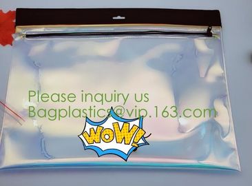 Packaging Bag Customized PVC Zipper Bag,frosted slider transparent Zip lockk water proof clear pvc custom bag bags zipper
