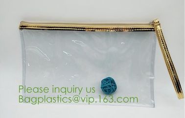 Packaging Bag Customized PVC Zipper Bag,frosted slider transparent Zip lockk water proof clear pvc custom bag bags zipper