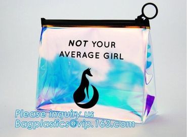Frosted Poly Vinyl Zip lockk Slider Closure Clothes Packaging Bag, slider zipper PVC bag clear vinyl cosmetic bag, File Ba