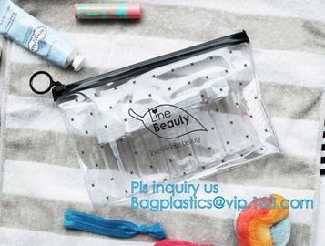 hospital used slider zipper zip packaging pvc bag, Gravure Printed slide zipper bag With ISO9001 Certificate,slider zipp