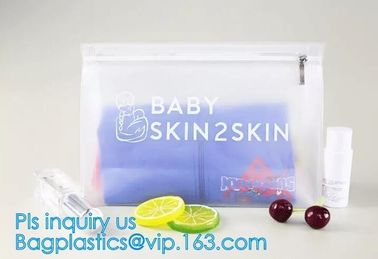 PVC Stationery ruler set packaging bag with slider, fabric slider zip bags, slider PVC cosmetic bag,pencil bag