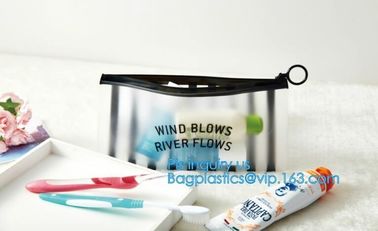 A4 file bag slider zipper envelope slider closure bag, Swimwear Packaging With Slider Zipper Closure PVC Bikini Bag, pac