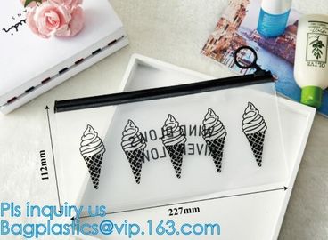 A4 file bag slider zipper envelope slider closure bag, Swimwear Packaging With Slider Zipper Closure PVC Bikini Bag, pac