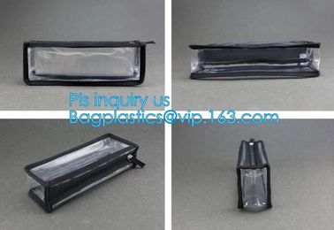 file pouch slider zipper bag, slider zipper bag for jewellery, pencil case, Clear Soft Pvc Zipper Blanket Packing Bag Ha