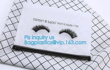 Slider Packaging waterproof promotion Zipper bag, Sinicline pvc mini plastic zipper cosmetic slider zip bags with print