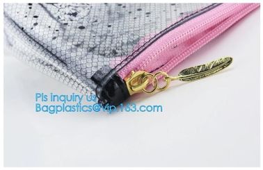 pvc pouch clear vinyl pvc Zip lockk bag, PVC zipper slider travel cosmetic bag, commodity package bag, matte frosted PVC s