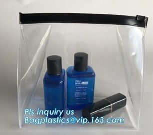 Eva Clothing Packaging Plastic Clear Zipper Bag With Slider, pvc slider zipper bag for jewellery, pencil case, slider zi