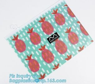 Cloth package PE slider zip bag, CPE custom logo printed white frost slider zip plastic bag for underwear packing, slide