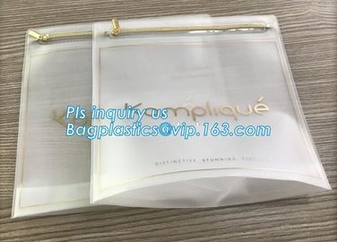 US Dollars Zip lockk bag with slider, cloth bag boutique packaging slide zip lock plastic bag with slider, Consumer Produc