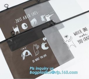 US Dollars Zip lockk bag with slider, cloth bag boutique packaging slide zip lock plastic bag with slider, Consumer Produc