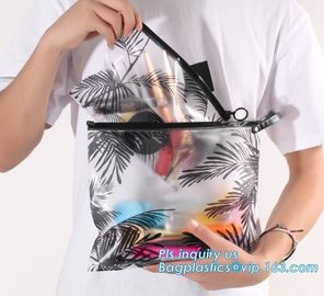 Heat Welding PE Plastic Envelope Bag With Slider Zipper Top, Polythene Plastic Slider Zip lockk Bag For Garment Packing