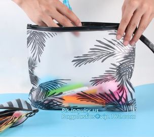 Heat Welding PE Plastic Envelope Bag With Slider Zipper Top, Polythene Plastic Slider Zip lockk Bag For Garment Packing