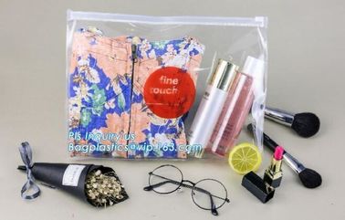 frosted zipper lock slider packing bag, cosmetic tool packaging sliding zipper bags, waterproof pe Zip lockk slider bags