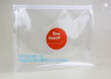 frosted zipper lock slider packing bag, cosmetic tool packaging sliding zipper bags, waterproof pe Zip lockk slider bags