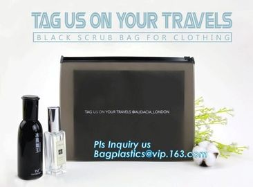 PP slider bag / PP zip seal bag, Zip lockk bags slider zipper pvc packing documents bags, Cosmetic Cases Plastic PVC Trave