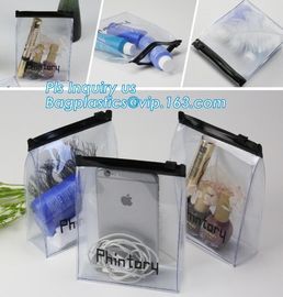 eco-friendly clear vinvyl pvc slider zip bags Zip lockk bag, slider zipper bag plastic bag with zipper/pvc zipper lock sli