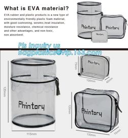 Non-toxic eco-friendly Standup Cosmetic PVC Bag With zipper Slider, Slider zipper bag plastic bag with zipper, slider zi