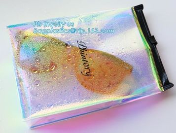 Best prices custom design clothes underwear non-toxic plastic slider pvc bag packaging, HEAT SEALED BAG WITH SLIDER ZIPP