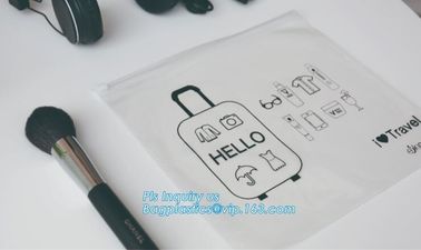 slider bag /clear waterproof cosmetic packaging bag, slider bag plastic zipper bag vinyl cosmetic bag, cosmetic clear me