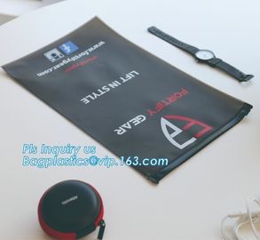 With hanging ring pvc slider bag zippered cosmetic bag, water proof cosmetic vinyl PVC/EVA slider zipper plastic bags