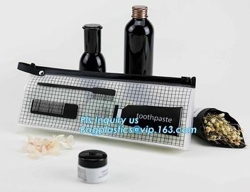 Flat Pouch Bag Type Clear PVC Plastic Slider Zip lockk bag, swimwear packaging eva bags,slider zipper bags for towel, slid
