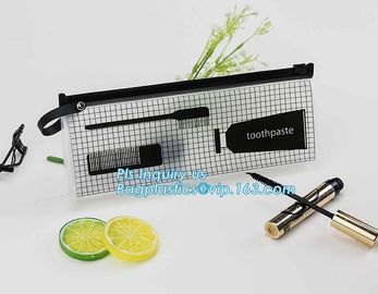 Flat Pouch Bag Type Clear PVC Plastic Slider Zip lockk bag, swimwear packaging eva bags,slider zipper bags for towel, slid
