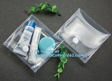 Slider zipper Clear pvc bag for package Vinyl transparent pvc bag cosmetic packing, PVC Bag with Plastic Zipper and Slid