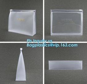 Stores plastic pe slider zip lock bag, clothing packaging bag with zipper/clothes packaging bags/PVC slider bag