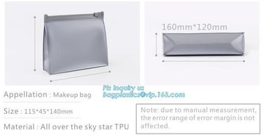 vinyl toiletry zipper bag pvc slider bag waterproof customized print clear pvc cosmetic bags, Reusable Clear Pvc Cosmeti