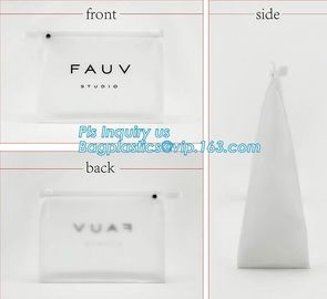 Portable Clear PVC Slider Zipper Cosmetic Makeup Bag, Water proof slider pvc toiletry bag vinyl beachwear cosmetic bag